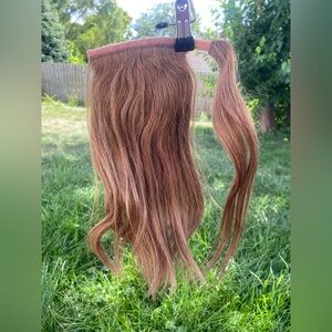 💯 HUMAN HAIRDO Ponytail Extensions Wrap Around KEN PAVES R1416T Butter Toast